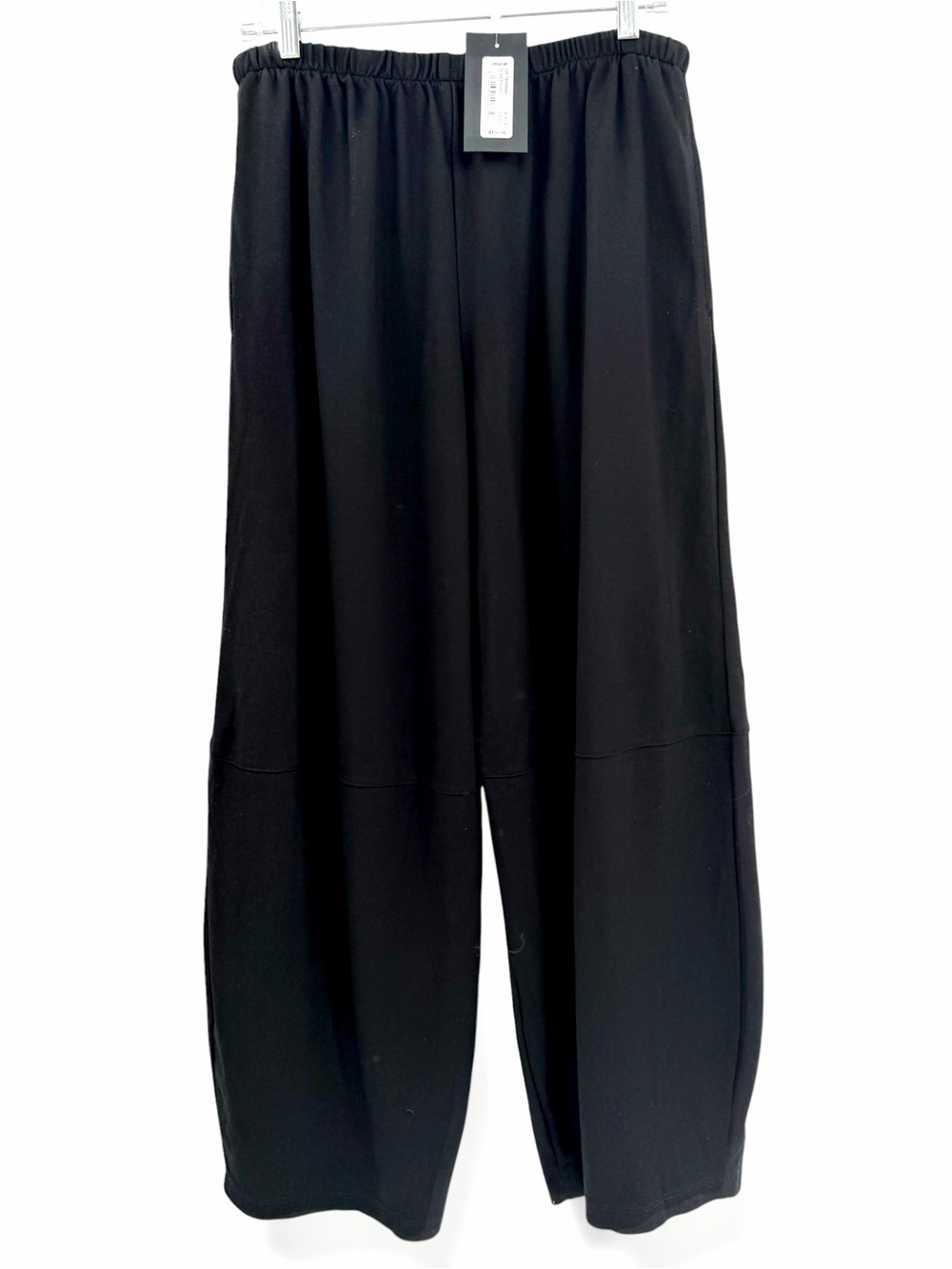 Bryn Walker Olivier Lantern Pant NWT Black Size Large Lagenlook - Picture 2 of 11